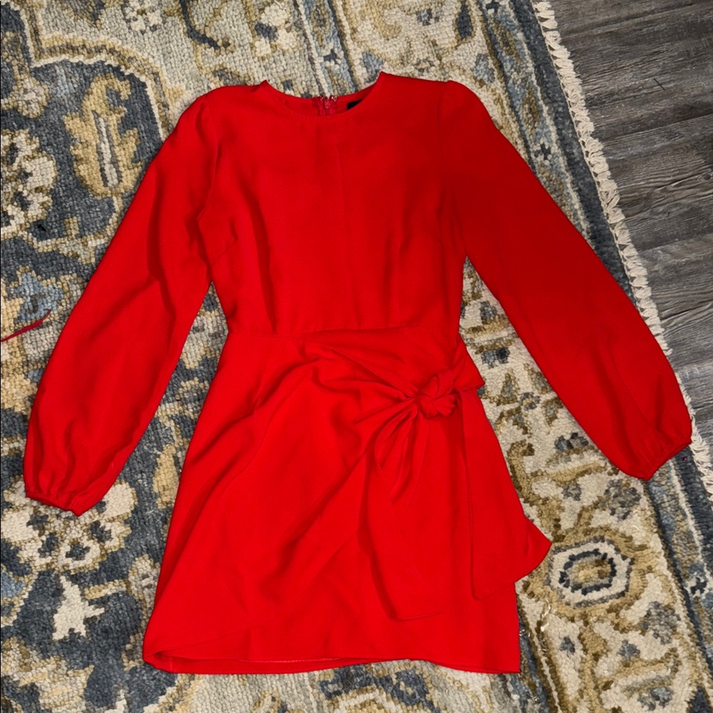 DO+BE Red Long Sleeve Dress